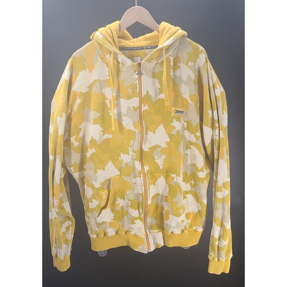 Lifted Research Group LRG Vintage Camo hoodie yellow Size XXXL Y2K - Picture 1 of 9